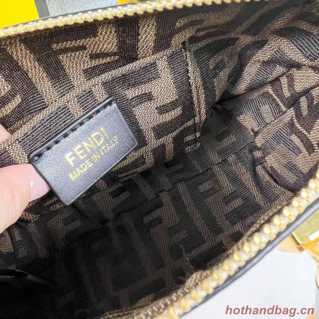 Fendi By The Way Mini Small leather Boston bag 8BS067A dove gray Fendi By The Way Mini Small leather Boston bag 8BS067A dove gray