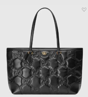 Gucci GG Matelasse leather medium tote 631685 black