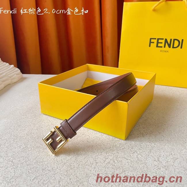 Fendi Leather Belt 20MM 2783