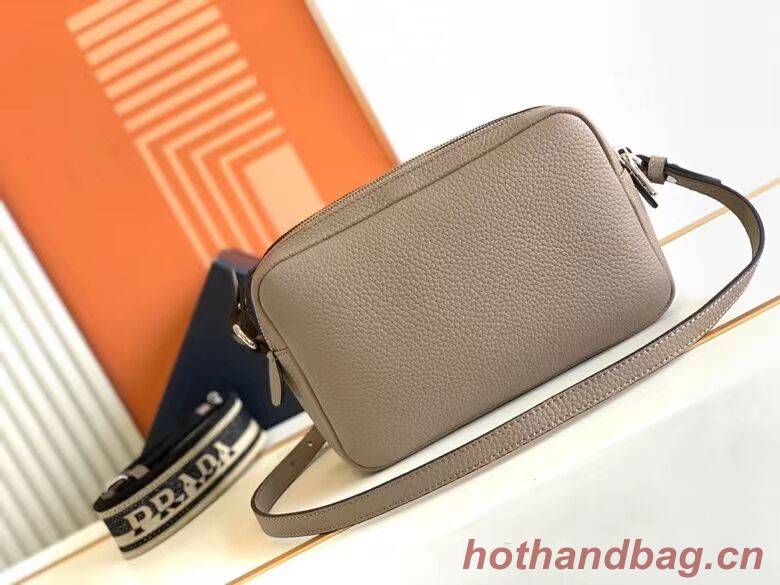 Prada Leather bag with shoulder strap 1DB820 gray Prada Leather bag with shoulder strap 1DB820 gray