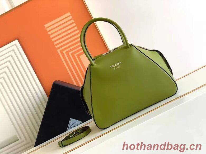 Prada Small leather Supernova handbag 1BA366 green