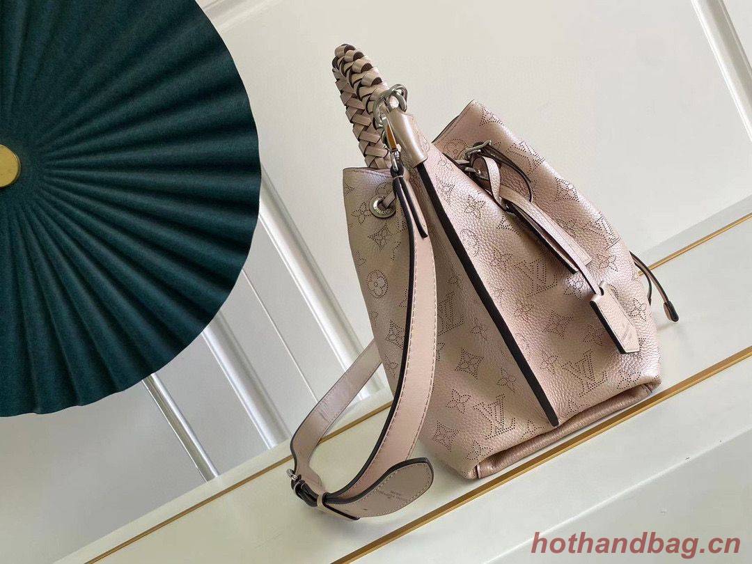 Louis Vuitton MURIA Mahina perforated calf leather M55800 light pink Louis Vuitton MURIA Mahina perforated calf leather M55800 light pink