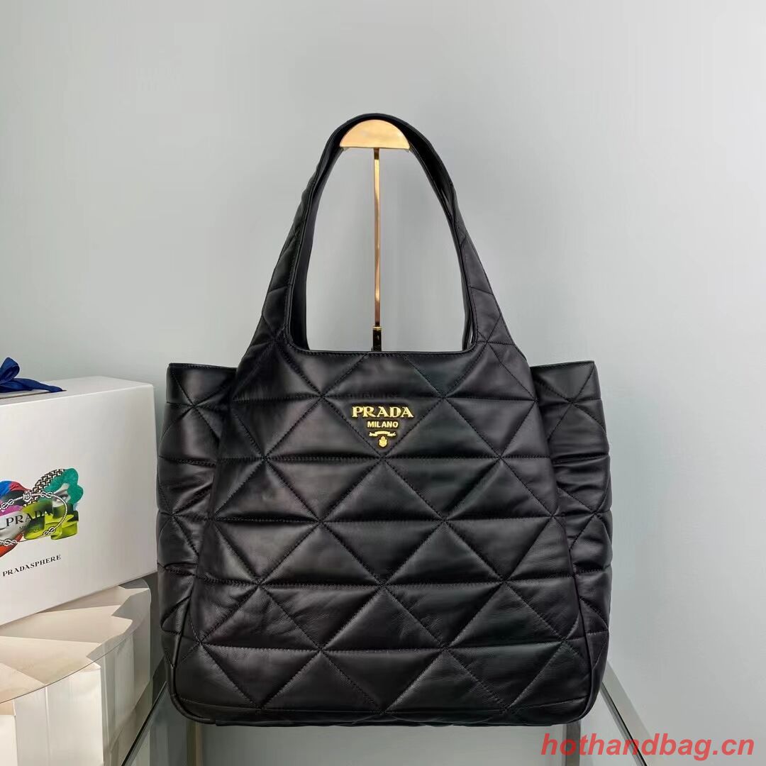 Prada Padded nappa tote bag 1NG599 black
