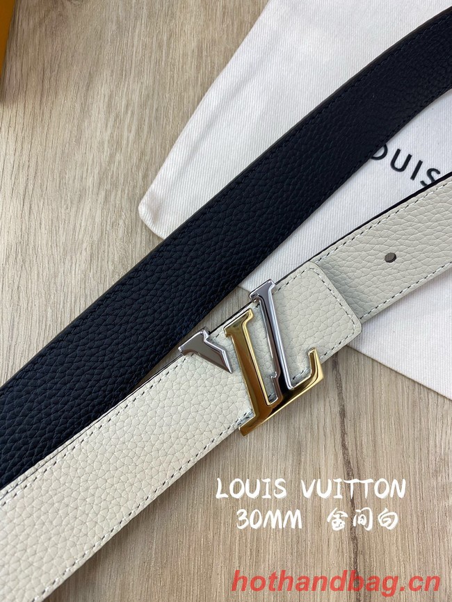Louis Vuitton 30MM Leather Belt 7097-1