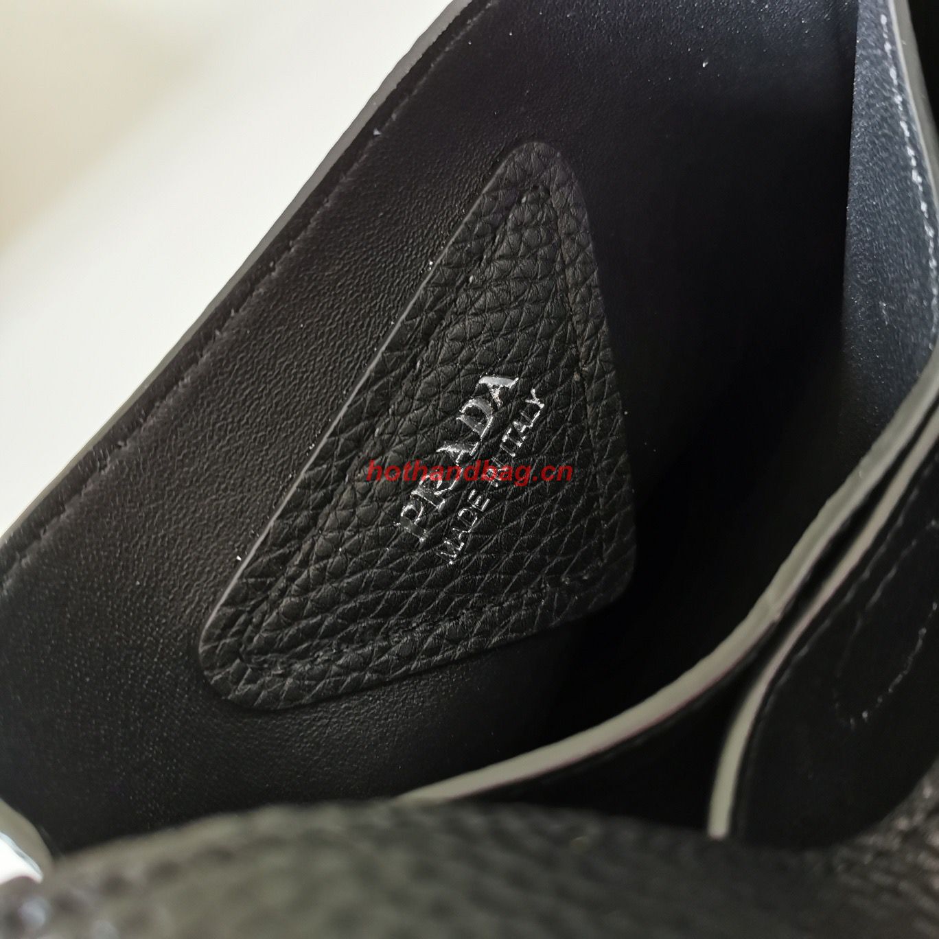 Prada original leather tote bag 1BC127 black Prada original leather tote bag 1BC127 black