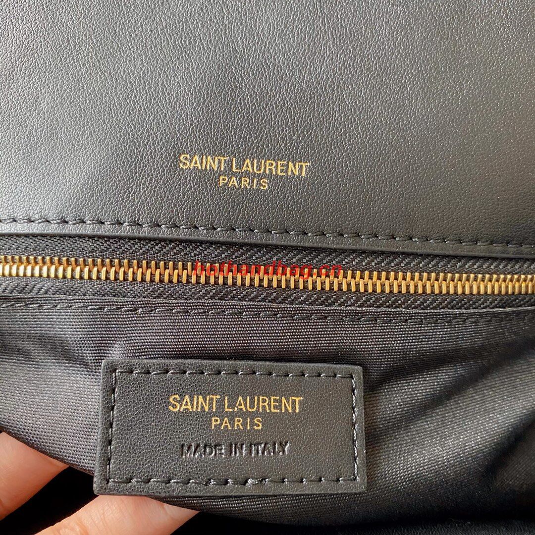 SAINT LAURENT NIKI MEDIUM CHAIN BAG IN RAFFIA 498894 BLACK SAINT LAURENT NIKI MEDIUM CHAIN BAG IN RAFFIA 498894 BLACK
