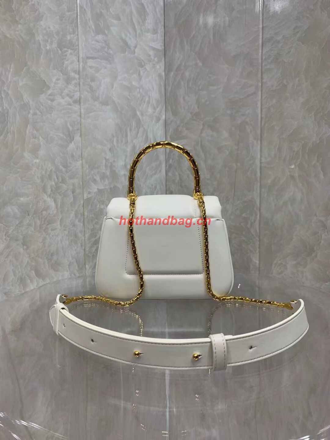 Bvlgari Serpenti Forever leather crossbody bag B282923 white Bvlgari Serpenti Forever leather crossbody bag B282923 white