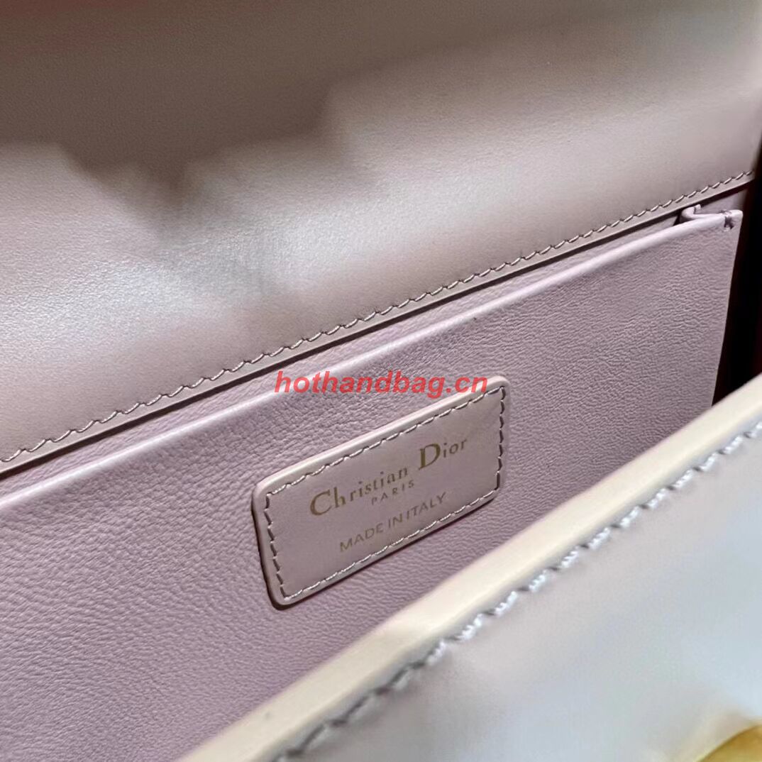 DIOR 30 MONTAIGNE EAST-WEST BAG WITH CHAIN Calfskin M9334 pink DIOR 30 MONTAIGNE EAST-WEST BAG WITH CHAIN Calfskin M9334 pink