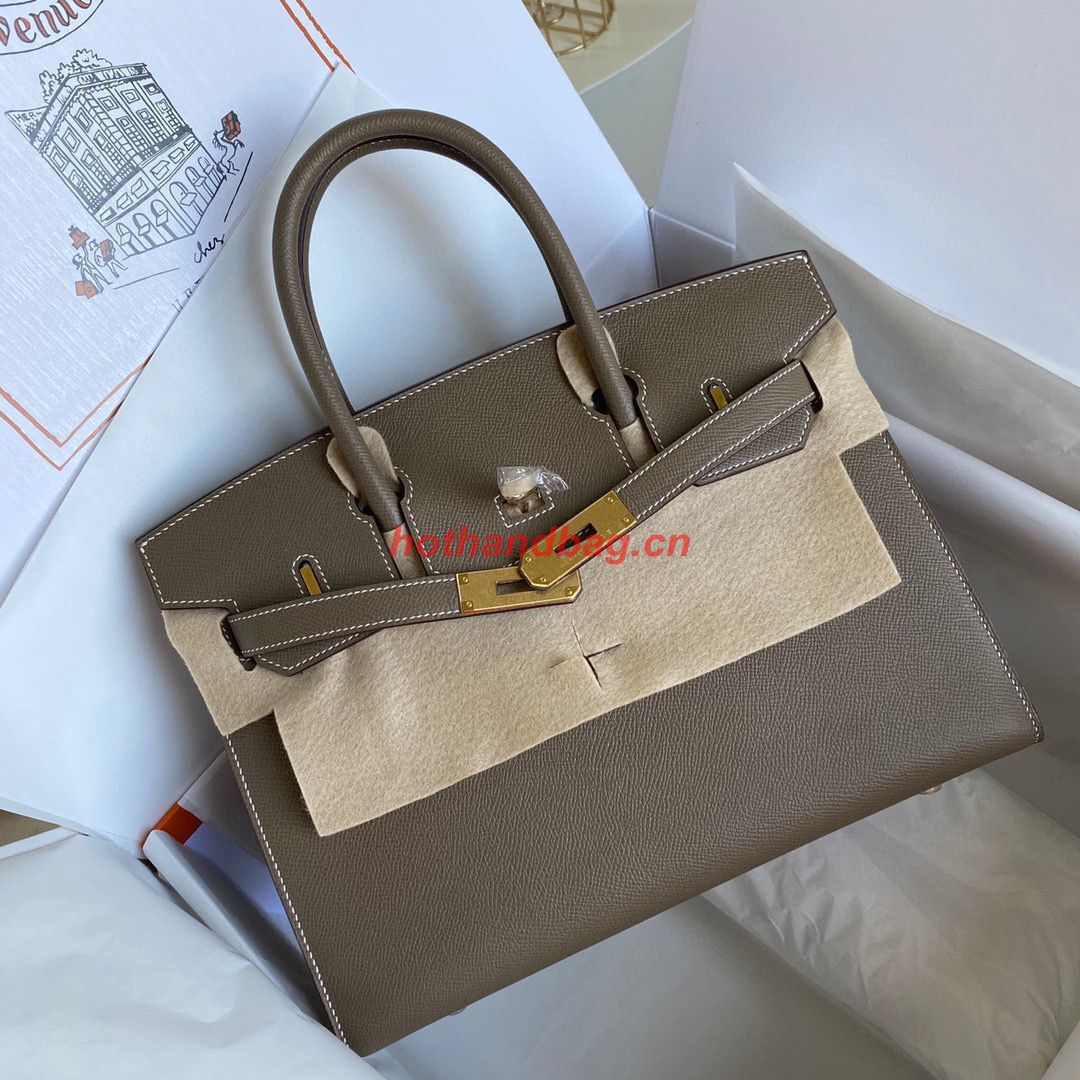 Hermes Birkin Bag Original Epsom Leather 30CM 17825 Elephant Grey Hermes Birkin Bag Original Epsom Leather 30CM 17825 Elephant Grey