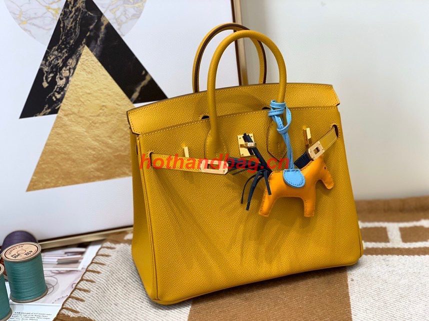Hermes Birkin Bag Original Epsom Leather 30CM 17825 Amber Yellow Hermes Birkin Bag Original Epsom Leather 30CM 17825 Amber Yellow