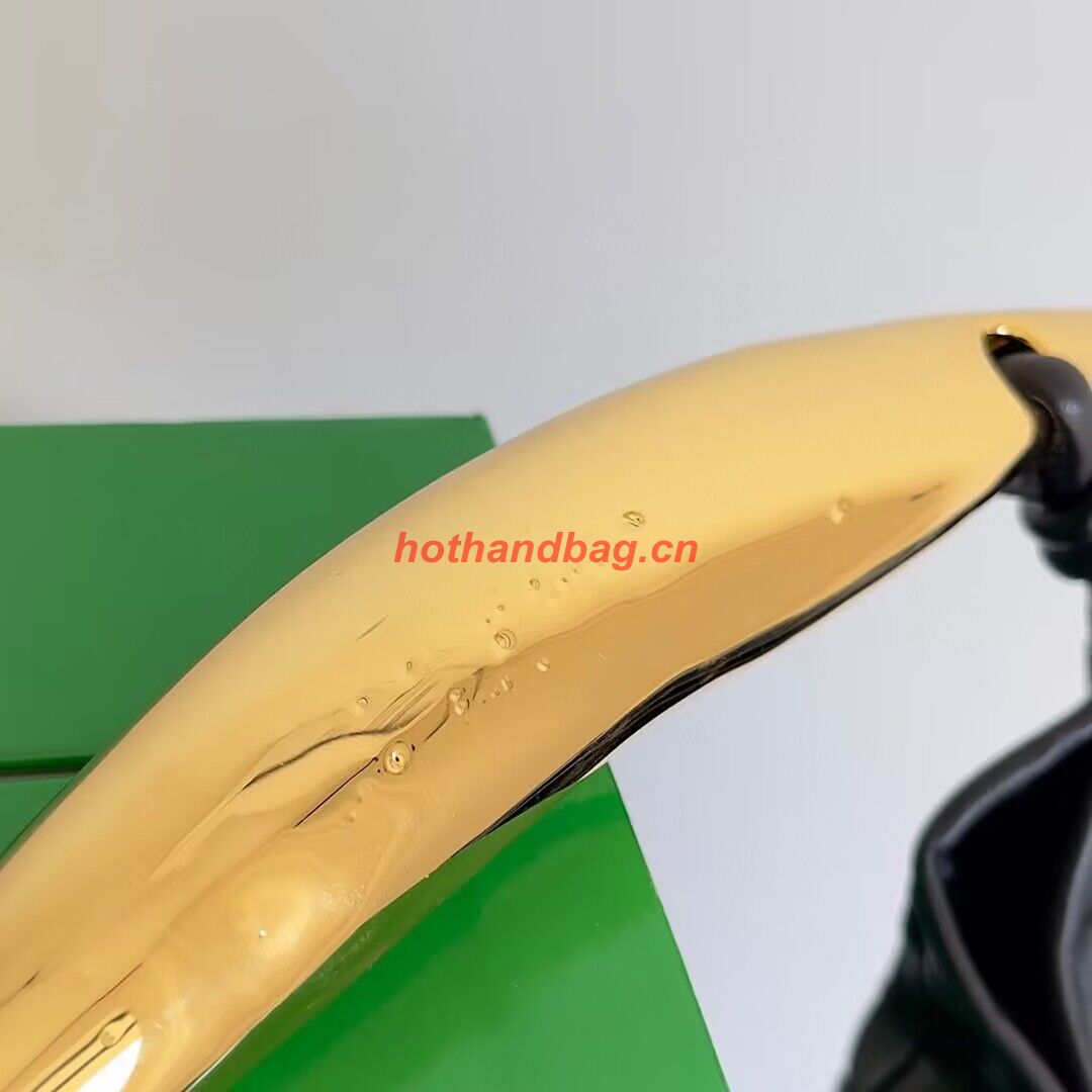 Bottega Veneta Sardine Intrecciato Gold Hardware Handle Bag 716082 Black Bottega Veneta Sardine Intrecciato Gold Hardware Handle Bag 716082 Black