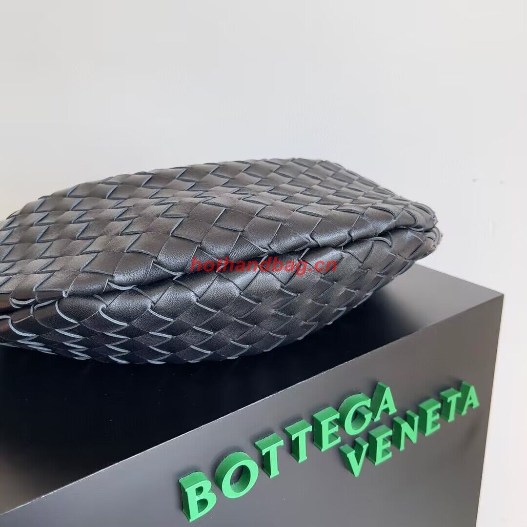 Bottega Veneta Sardine Intrecciato Gold Hardware Handle Bag 716082 Black Bottega Veneta Sardine Intrecciato Gold Hardware Handle Bag 716082 Black