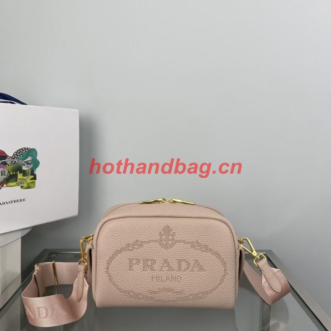 Prada Medium leather bag 1BH187 light pink