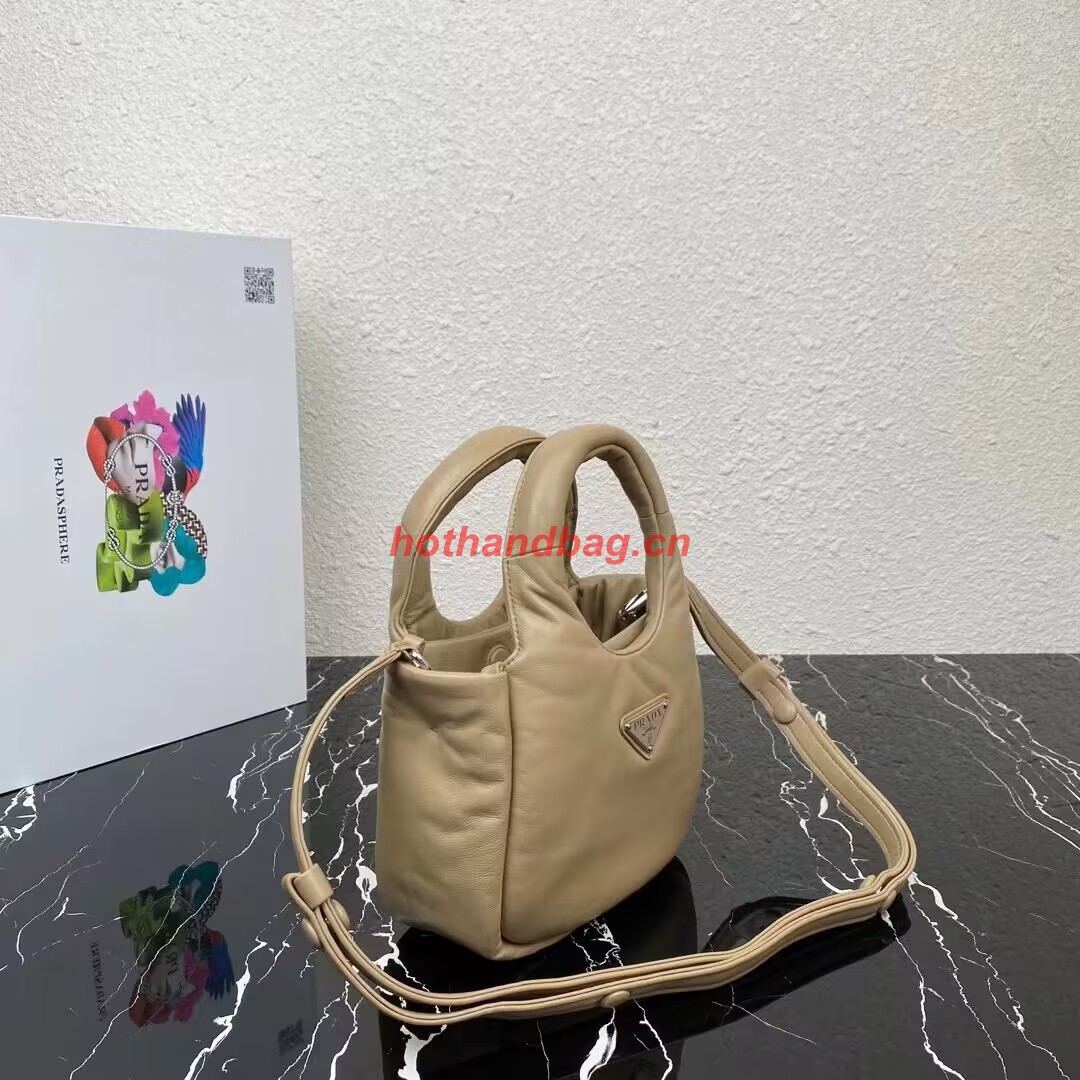 Prada Small padded Soft nappa-leather bag 1BA359 apricot Prada Small padded Soft nappa-leather bag 1BA359 apricot