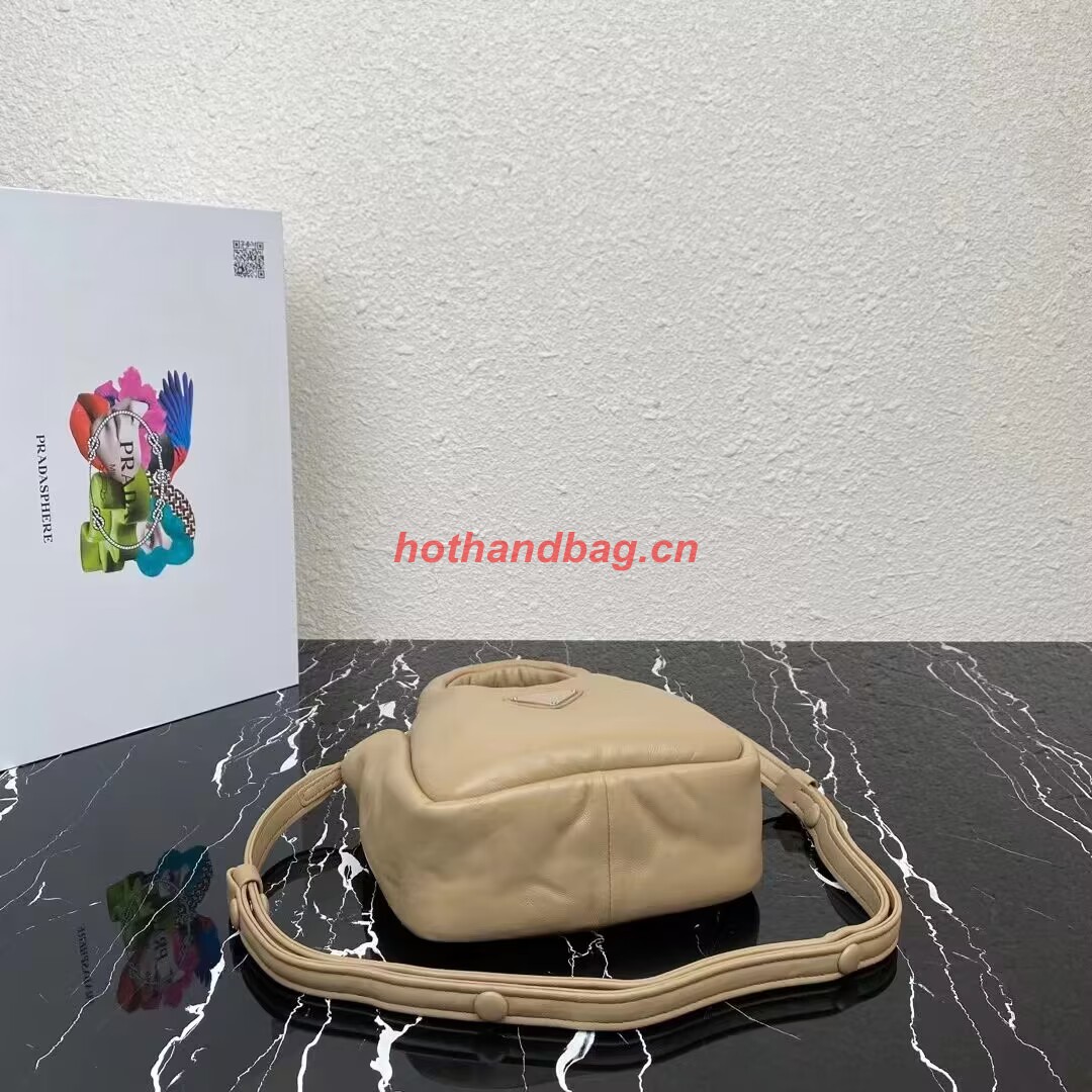 Prada Small padded Soft nappa-leather bag 1BA359 apricot Prada Small padded Soft nappa-leather bag 1BA359 apricot