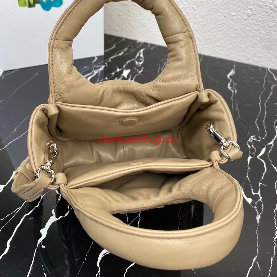 Prada Small padded Soft nappa-leather bag 1BA359 apricot Prada Small padded Soft nappa-leather bag 1BA359 apricot
