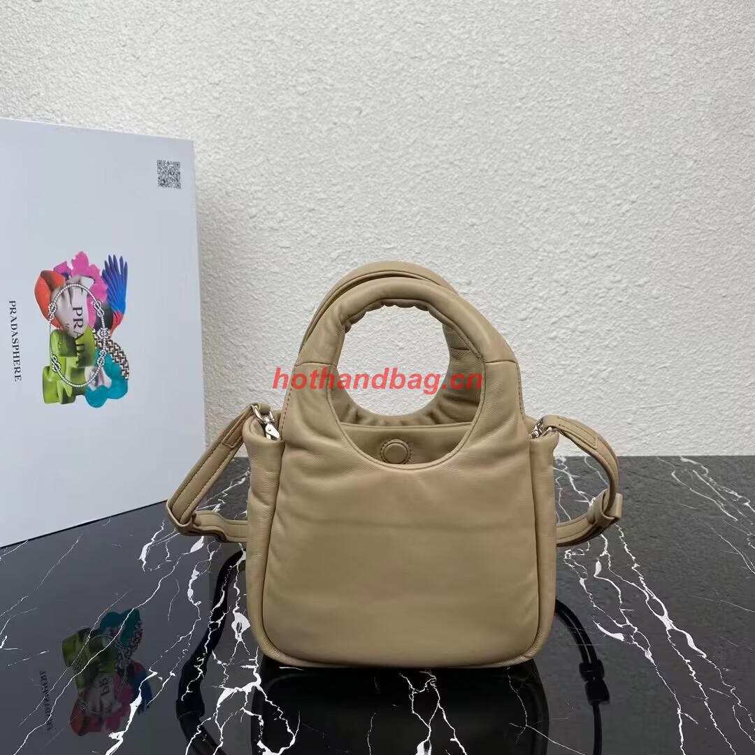 Prada Small padded Soft nappa-leather bag 1BA359 apricot Prada Small padded Soft nappa-leather bag 1BA359 apricot