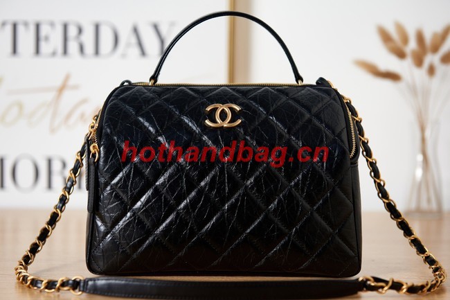 Chanel BOWLING BAG AS3740 black