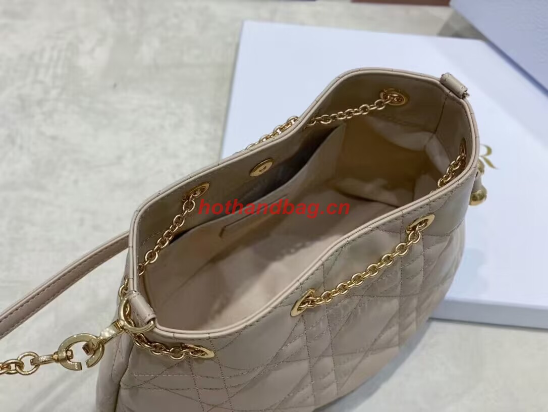 MEDIUM DIOR AMMI BAG Sand Pink Supple Macrocannage Lambskin M22566F MEDIUM DIOR AMMI BAG Sand Pink Supple Macrocannage Lambskin M22566F
