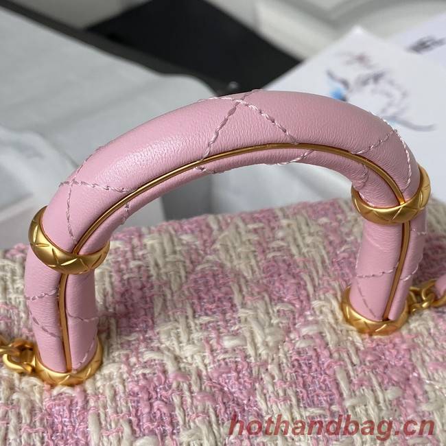 CHANEL SMALL VANITY CASE AS3973 pink