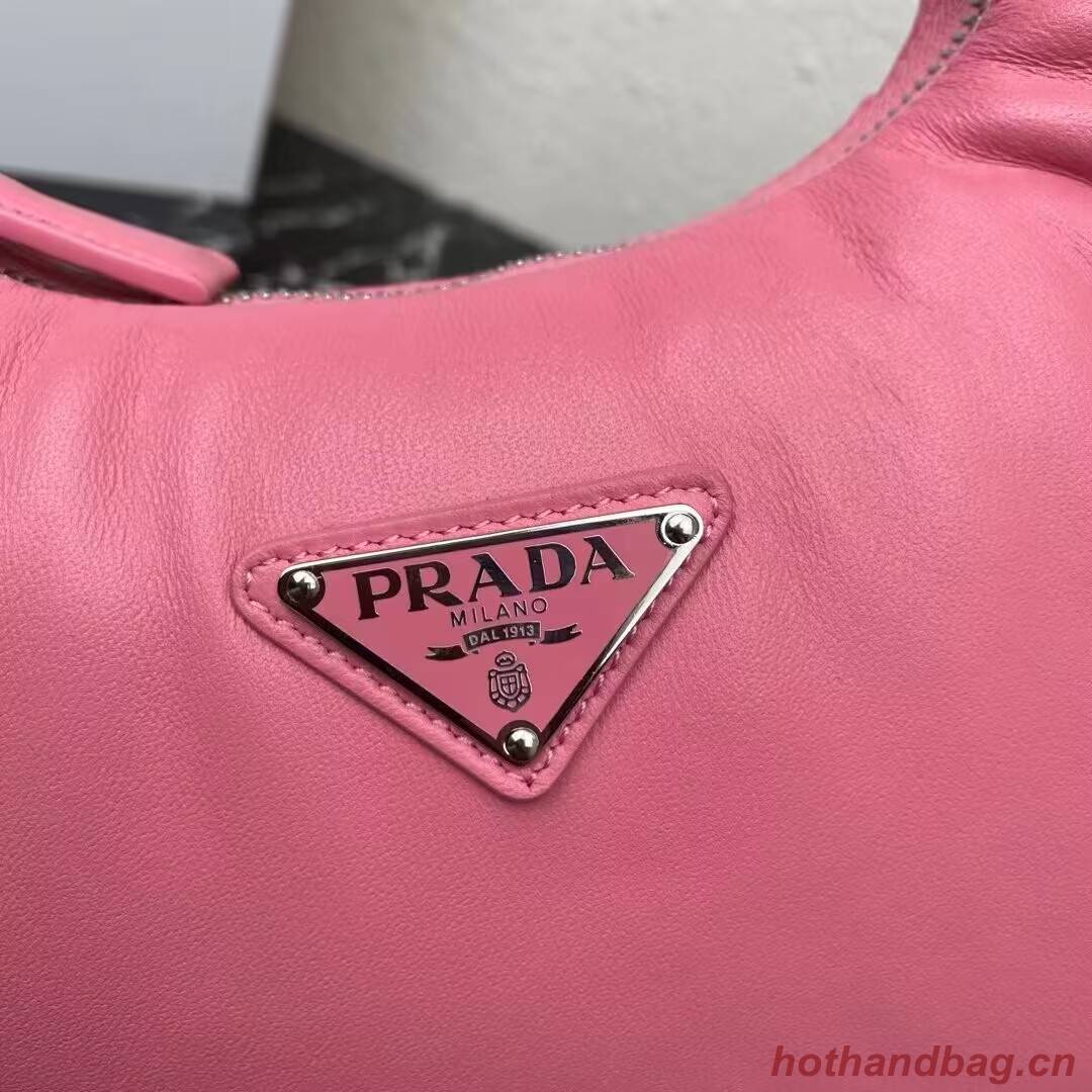 Prada Soft padded nappa leather mini-bag 1BA384 pink Prada Soft padded nappa leather mini-bag 1BA384 pink