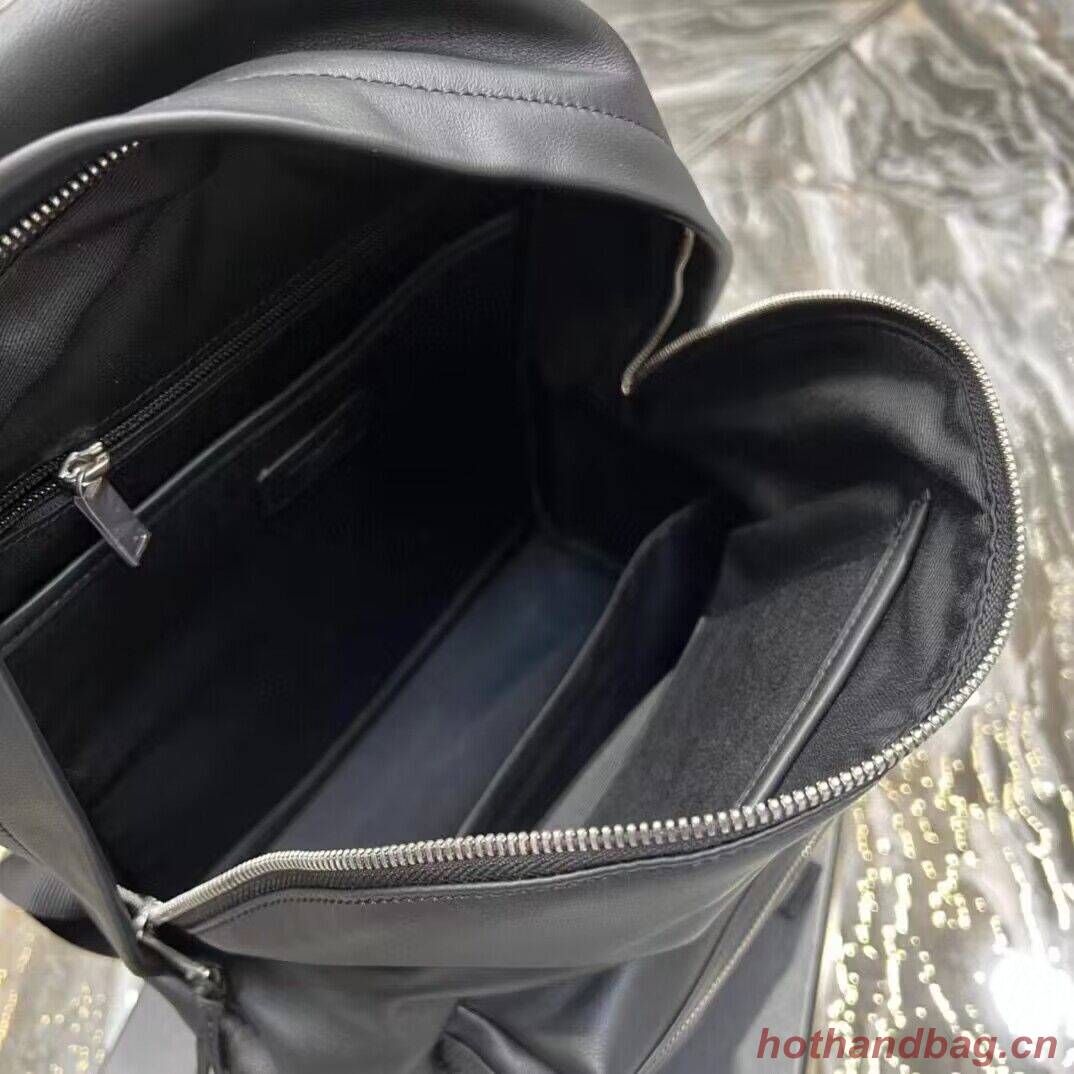 SAINT LAURENT LEATHER small knapsack Y886654 black SAINT LAURENT LEATHER small knapsack Y886654 black