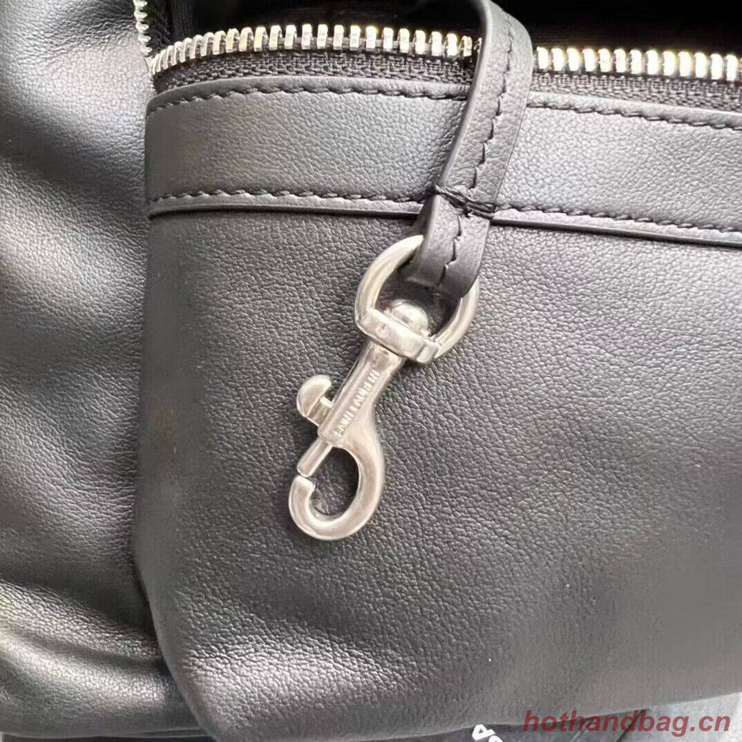 SAINT LAURENT LEATHER small knapsack Y886654 black SAINT LAURENT LEATHER small knapsack Y886654 black