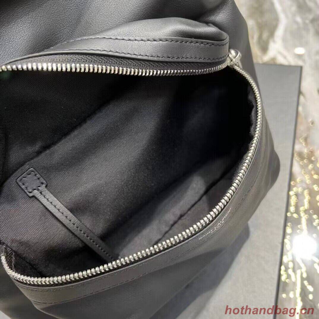 SAINT LAURENT LEATHER small knapsack Y886654 black SAINT LAURENT LEATHER small knapsack Y886654 black