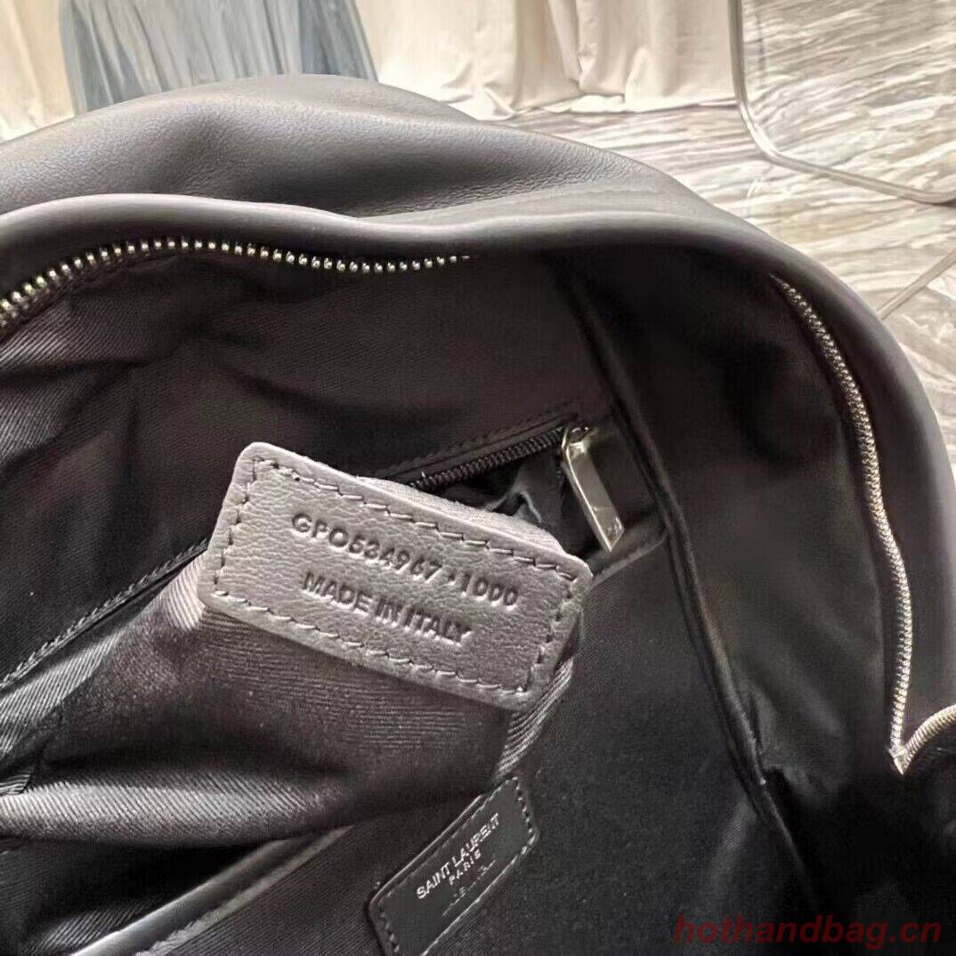SAINT LAURENT LEATHER small knapsack Y886654 black SAINT LAURENT LEATHER small knapsack Y886654 black