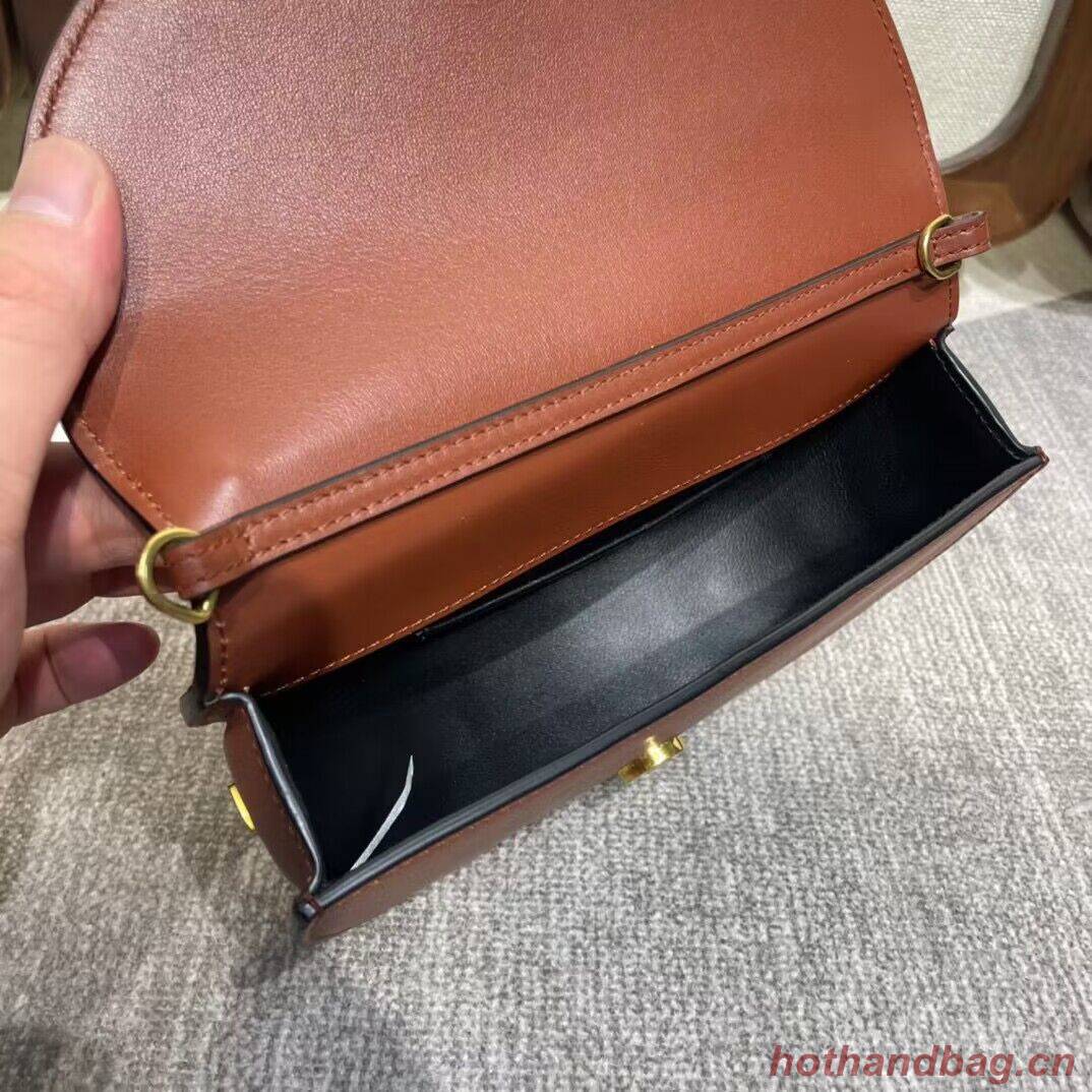 Chloe Nile Bracelet Minaudiere Original Leather 6020 Brown Chloe Nile Bracelet Minaudiere Original Leather 6020 Brown