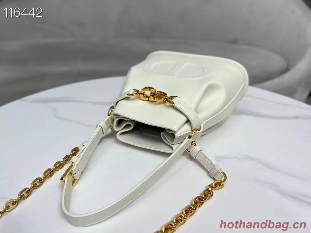 MEDIUM CEST DIOR BAG CD-Embossed Calfskin M2271UBHA Latte MEDIUM CEST DIOR BAG CD-Embossed Calfskin M2271UBHA Latte