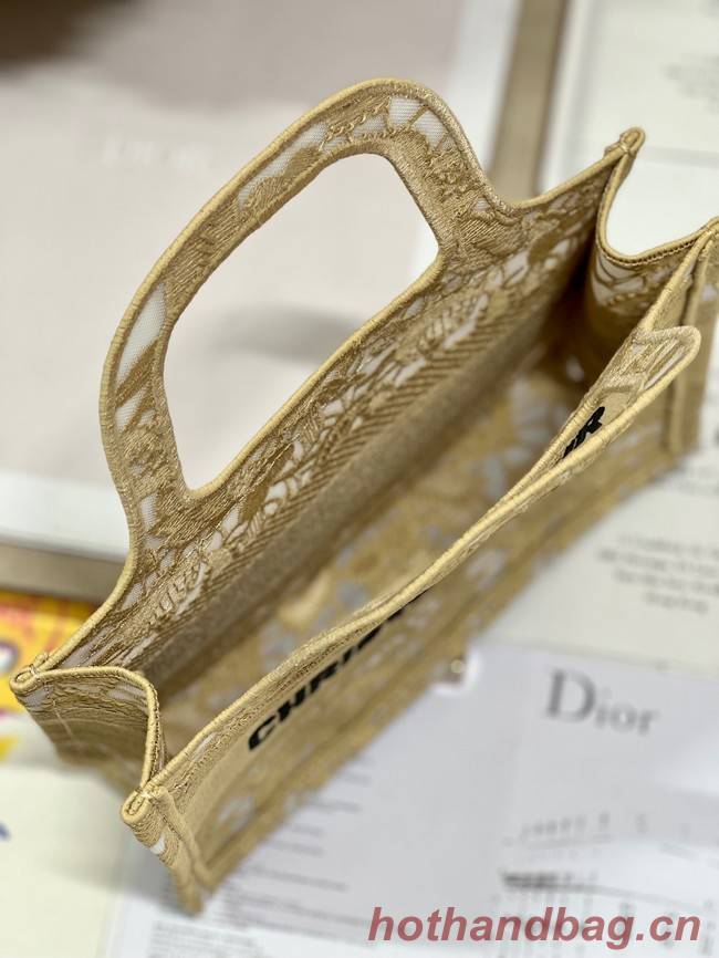 DIOR BOOK mini TOTE Embroidery C1783-3