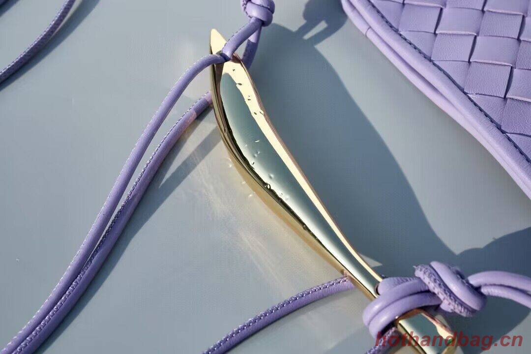 Bottega Veneta Sardine Intrecciato Gold Hardware Handle Bag 744267 Purple Bottega Veneta Sardine Intrecciato Gold Hardware Handle Bag 744267 Purple