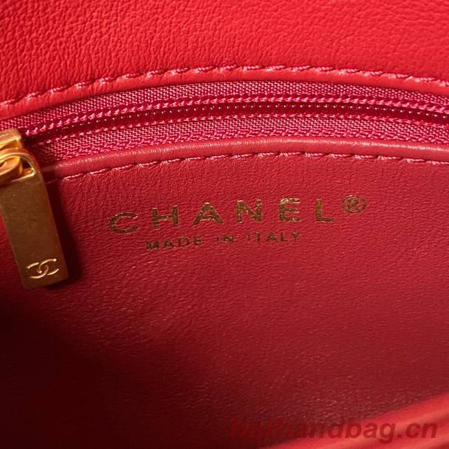 Chanel SMALL FLAP BAG AS3984 red