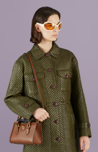 GUCCI DIANA SMALL SHOULDER BAG 735153 Brown GUCCI DIANA SMALL SHOULDER BAG 735153 Brown