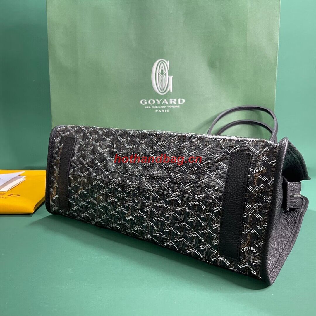 Goyard Hardy 2 Original Calfskin Leather Pet Bag 20299 Black Goyard Hardy 2 Original Calfskin Leather Pet Bag 20299 Black