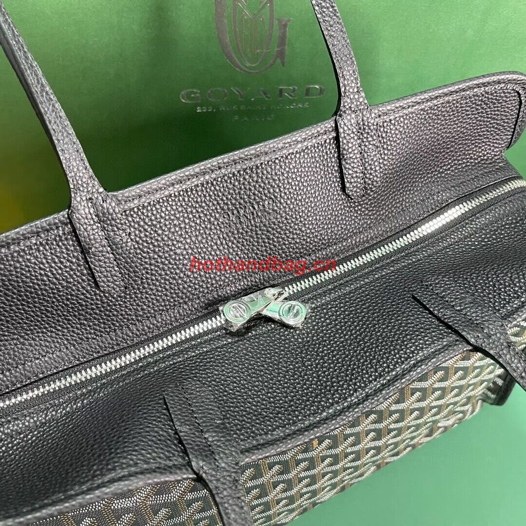 Goyard Hardy 2 Original Calfskin Leather Pet Bag 20299 Black Goyard Hardy 2 Original Calfskin Leather Pet Bag 20299 Black