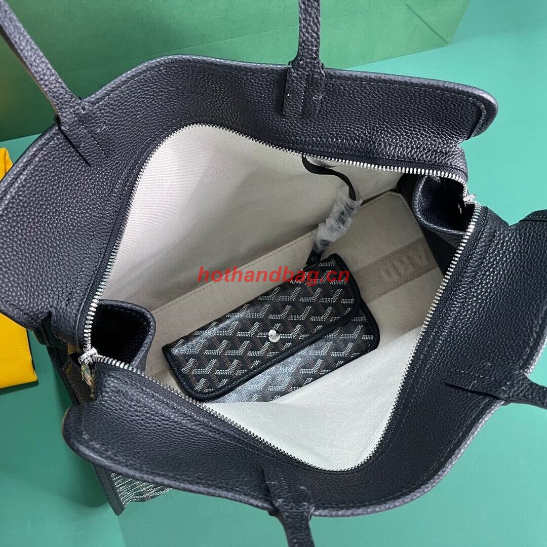 Goyard Hardy 2 Original Calfskin Leather Pet Bag 20299 Black Goyard Hardy 2 Original Calfskin Leather Pet Bag 20299 Black