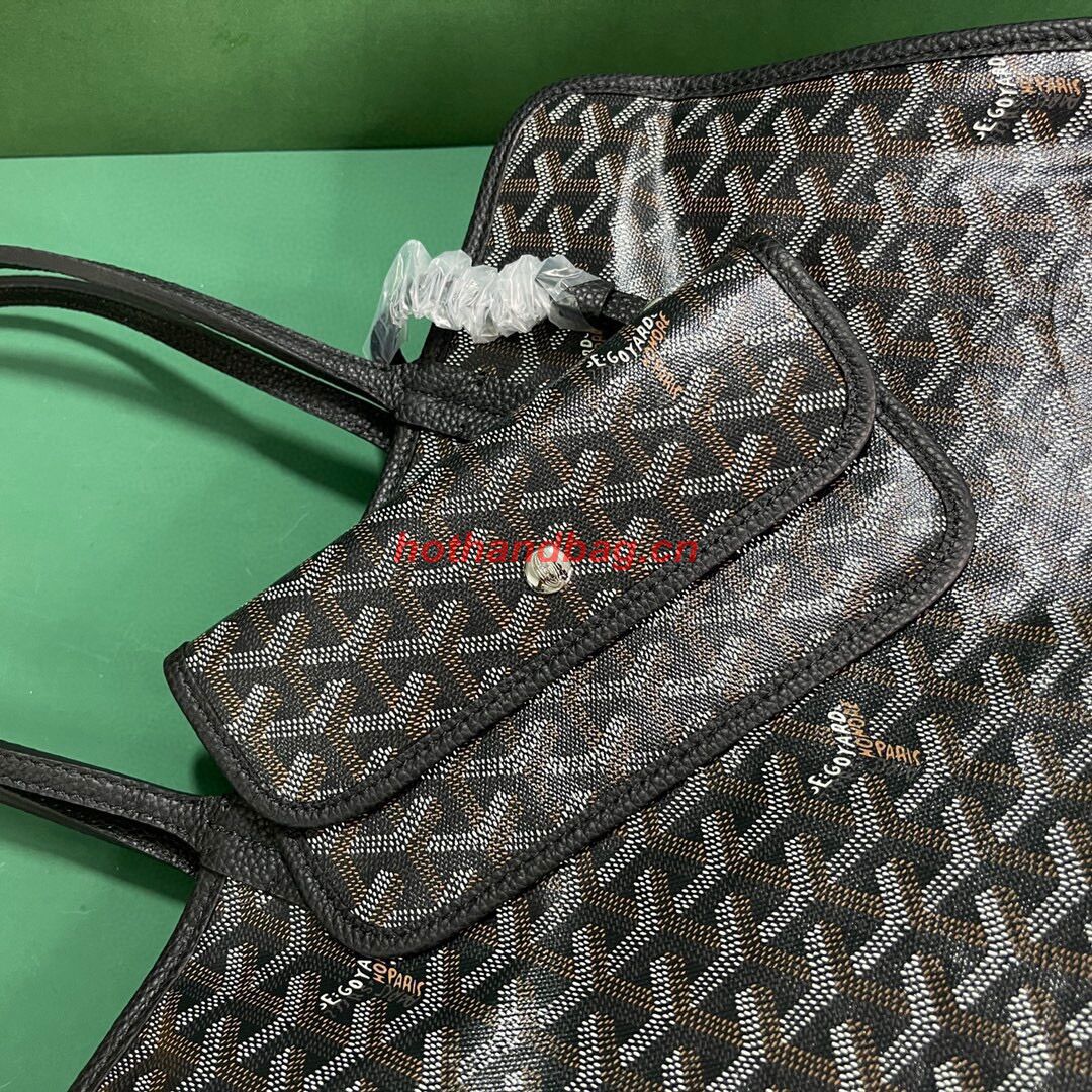 Goyard Hardy 2 Original Calfskin Leather Pet Bag 20299 Black Goyard Hardy 2 Original Calfskin Leather Pet Bag 20299 Black