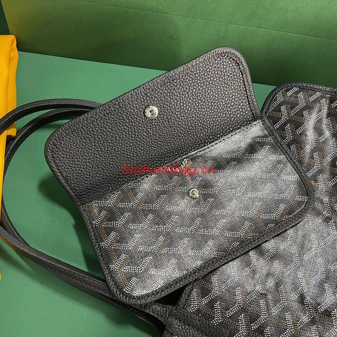 Goyard Hardy 2 Original Calfskin Leather Pet Bag 20299 Black Goyard Hardy 2 Original Calfskin Leather Pet Bag 20299 Black