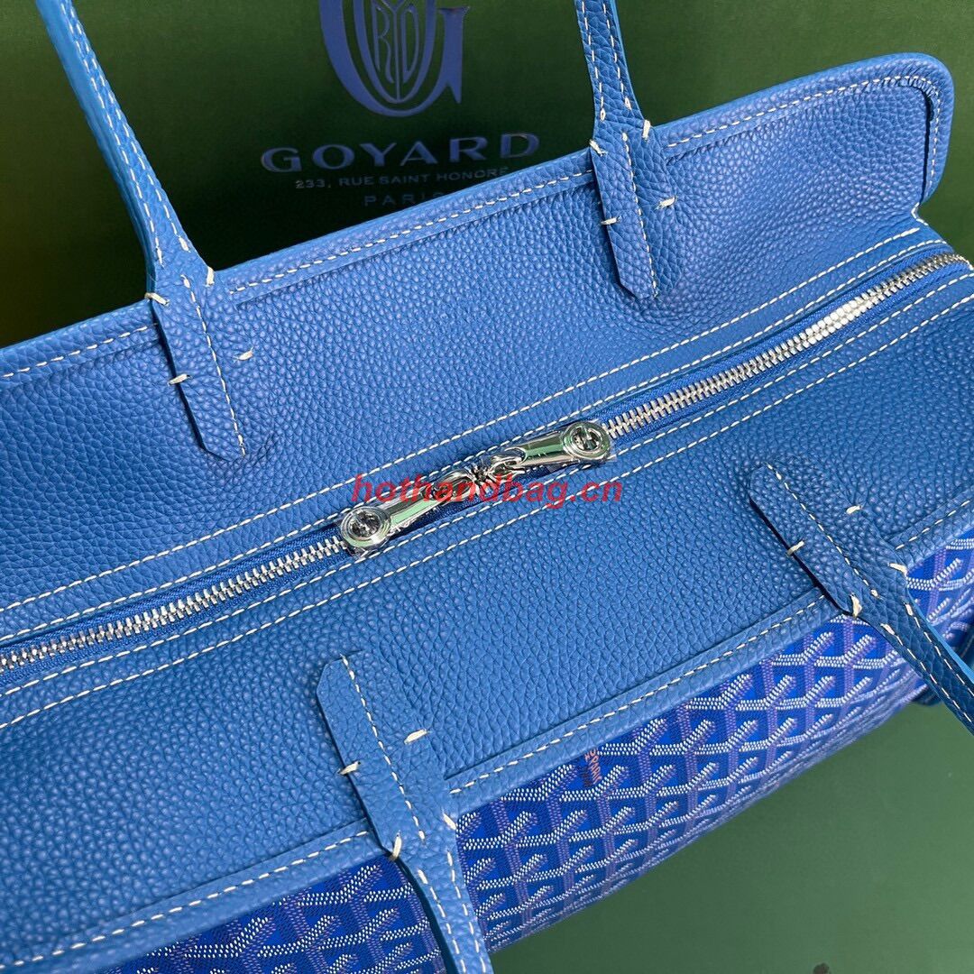 Goyard Hardy 2 Original Calfskin Leather Pet Bag 20299 Blue Goyard Hardy 2 Original Calfskin Leather Pet Bag 20299 Blue