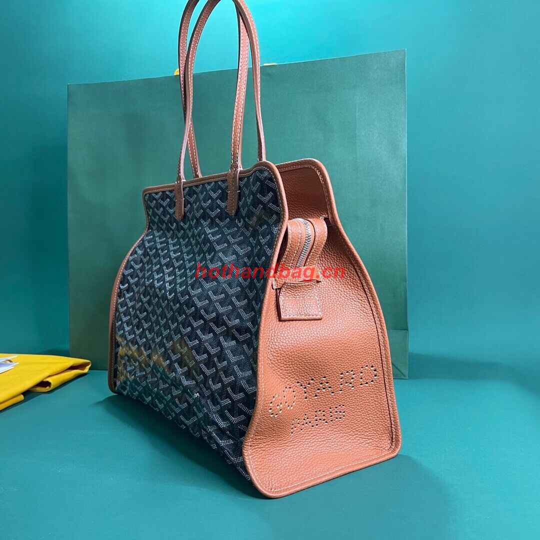 Goyard Hardy 2 Original Calfskin Leather Pet Bag 20299 Brown Goyard Hardy 2 Original Calfskin Leather Pet Bag 20299 Brown