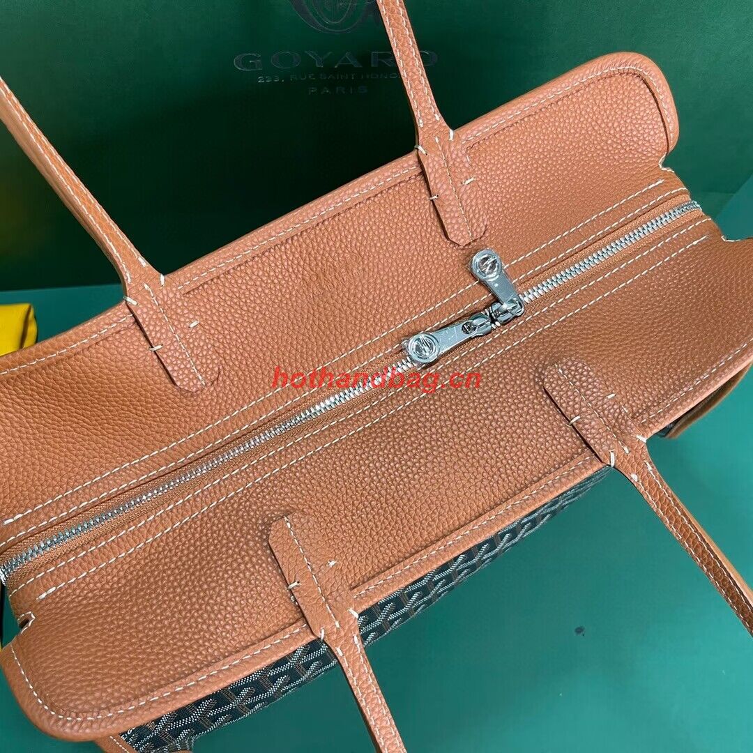 Goyard Hardy 2 Original Calfskin Leather Pet Bag 20299 Brown Goyard Hardy 2 Original Calfskin Leather Pet Bag 20299 Brown