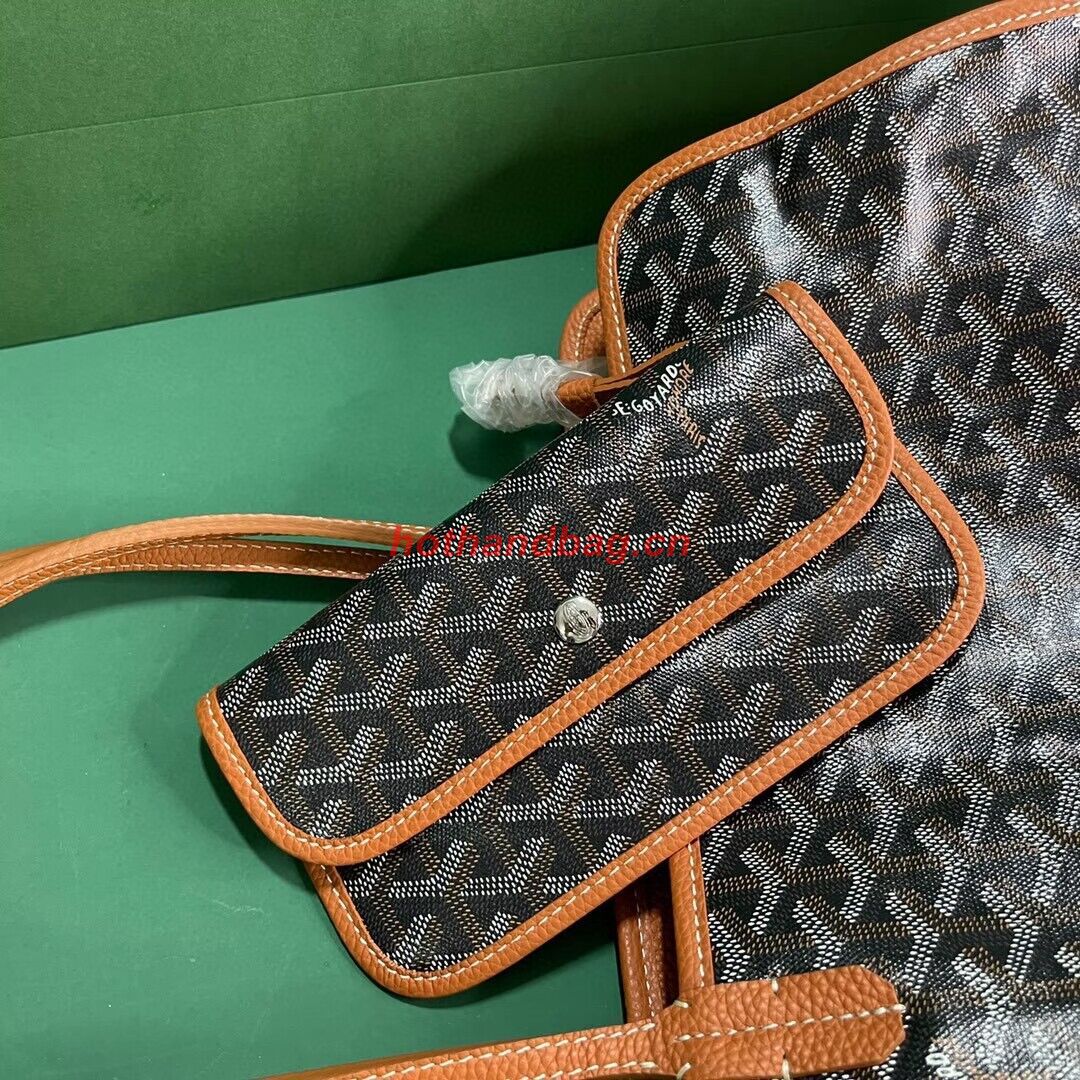 Goyard Hardy 2 Original Calfskin Leather Pet Bag 20299 Brown Goyard Hardy 2 Original Calfskin Leather Pet Bag 20299 Brown