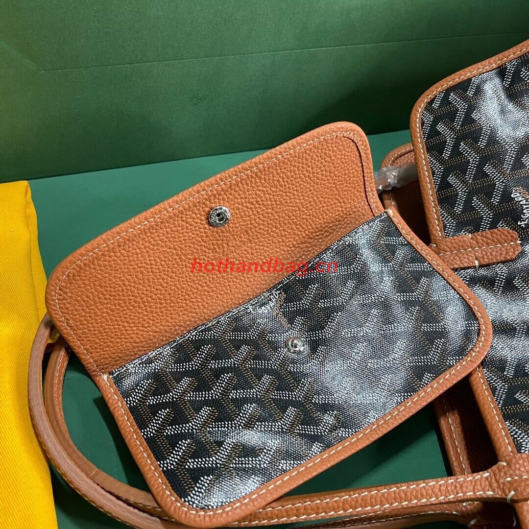 Goyard Hardy 2 Original Calfskin Leather Pet Bag 20299 Brown Goyard Hardy 2 Original Calfskin Leather Pet Bag 20299 Brown