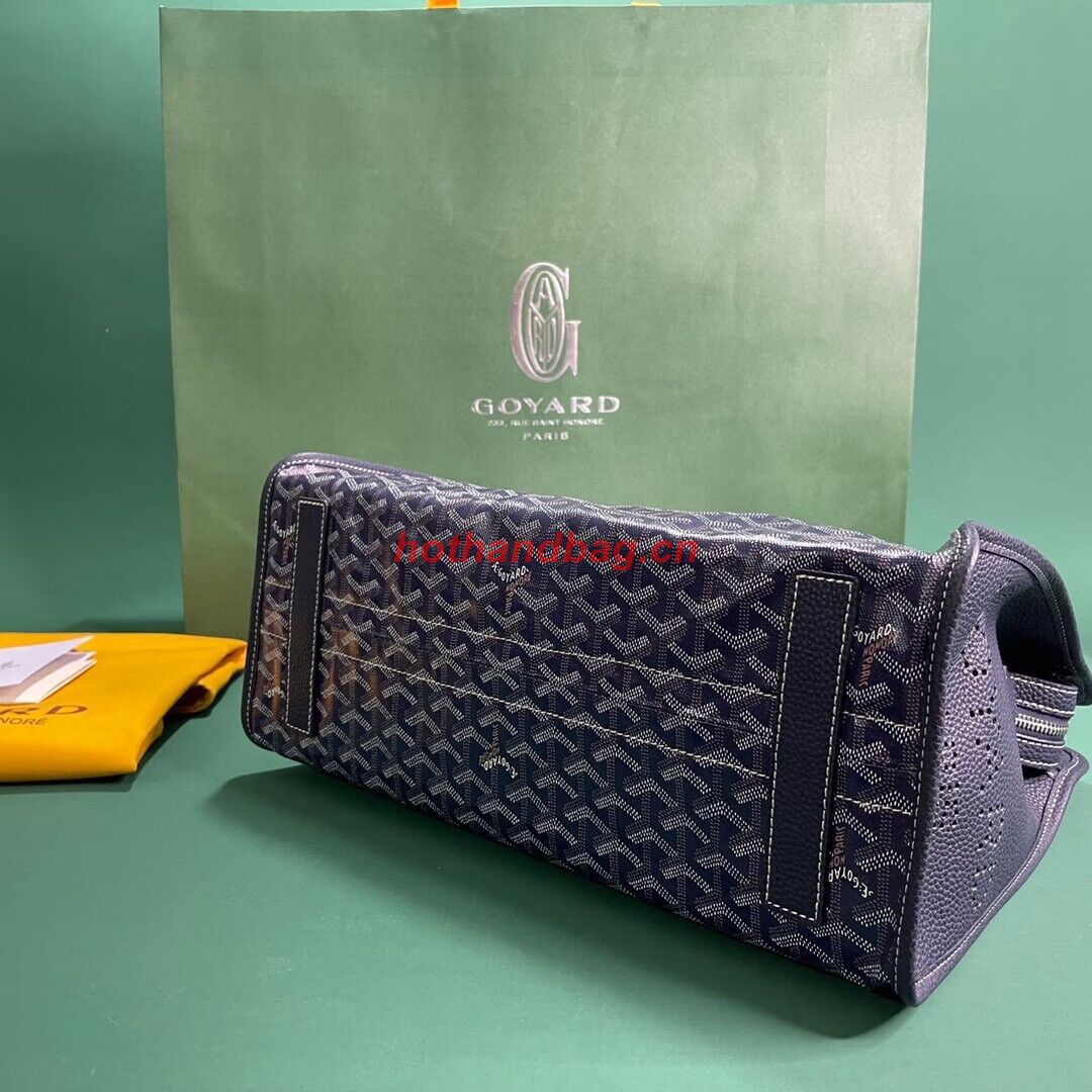 Goyard Hardy 2 Original Calfskin Leather Pet Bag 20299 Dark Blue Goyard Hardy 2 Original Calfskin Leather Pet Bag 20299 Dark Blue
