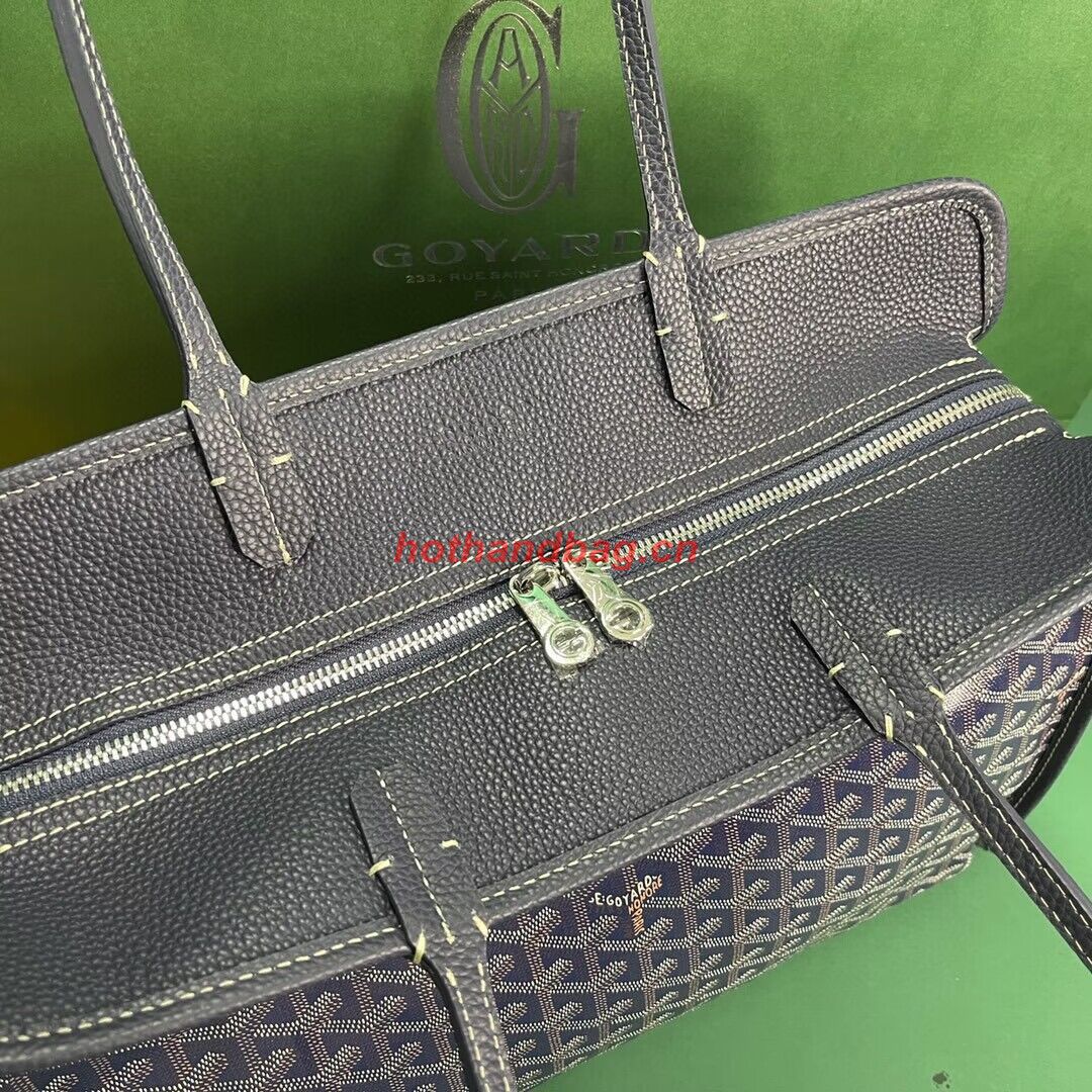 Goyard Hardy 2 Original Calfskin Leather Pet Bag 20299 Dark Blue Goyard Hardy 2 Original Calfskin Leather Pet Bag 20299 Dark Blue