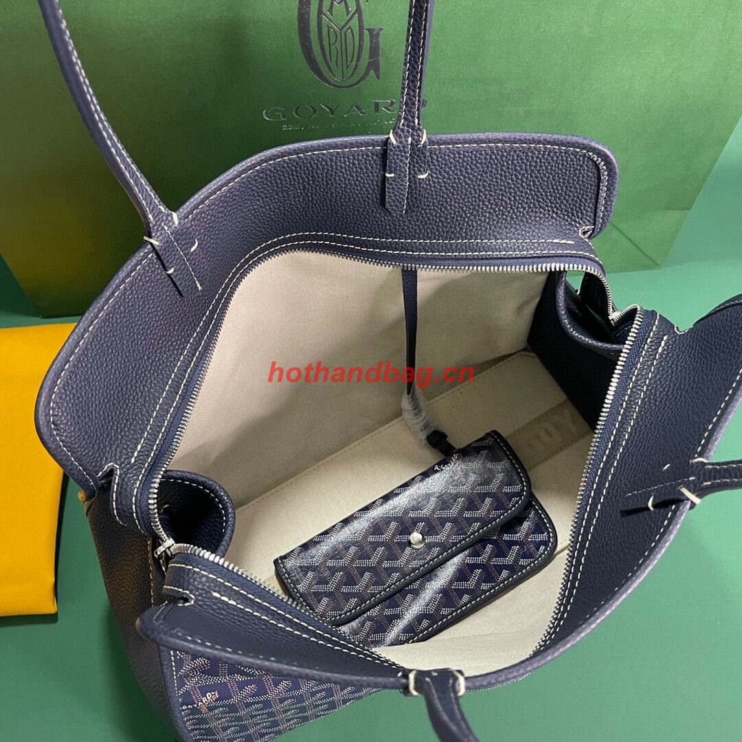 Goyard Hardy 2 Original Calfskin Leather Pet Bag 20299 Dark Blue Goyard Hardy 2 Original Calfskin Leather Pet Bag 20299 Dark Blue