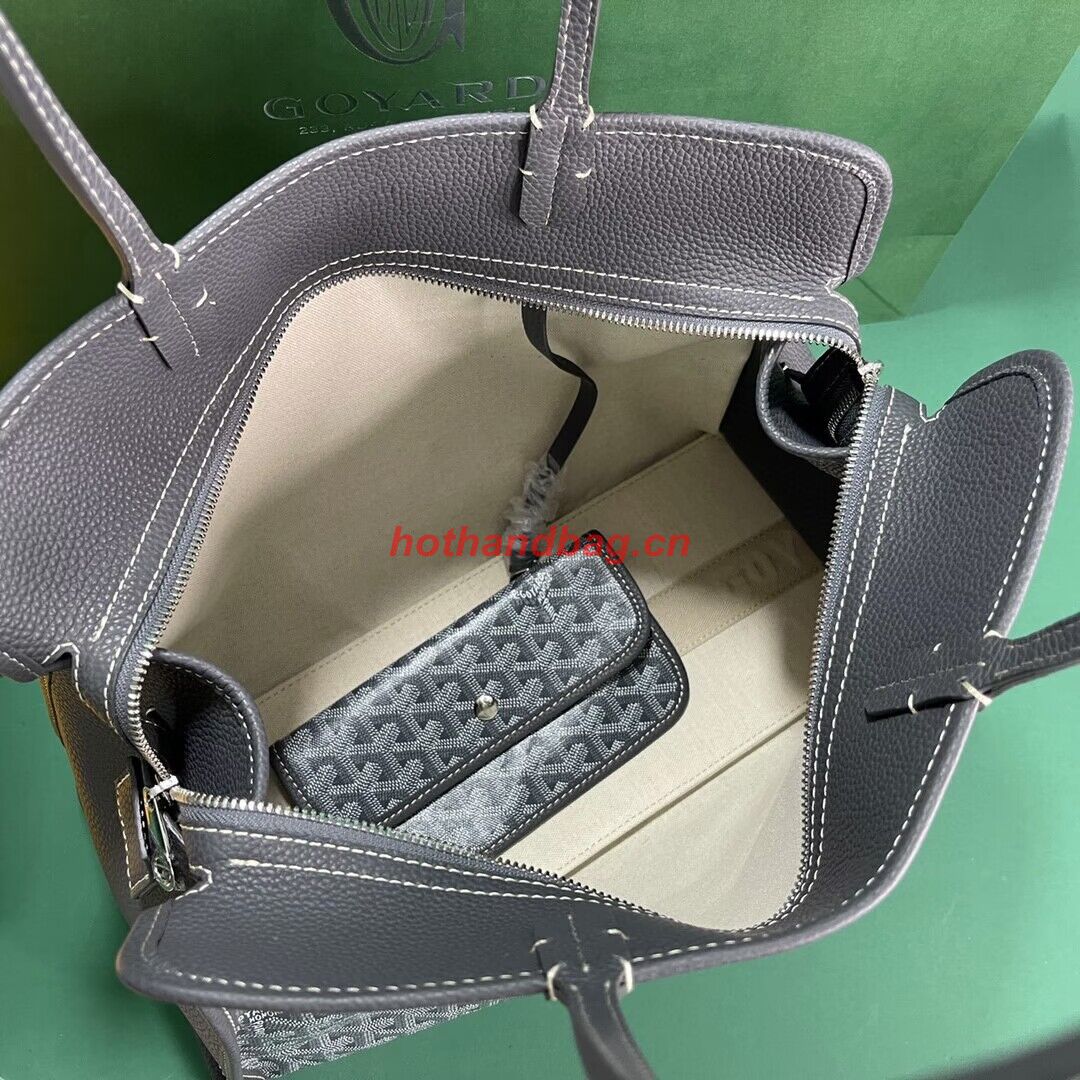 Goyard Hardy 2 Original Calfskin Leather Pet Bag 20299 Gray Goyard Hardy 2 Original Calfskin Leather Pet Bag 20299 Gray