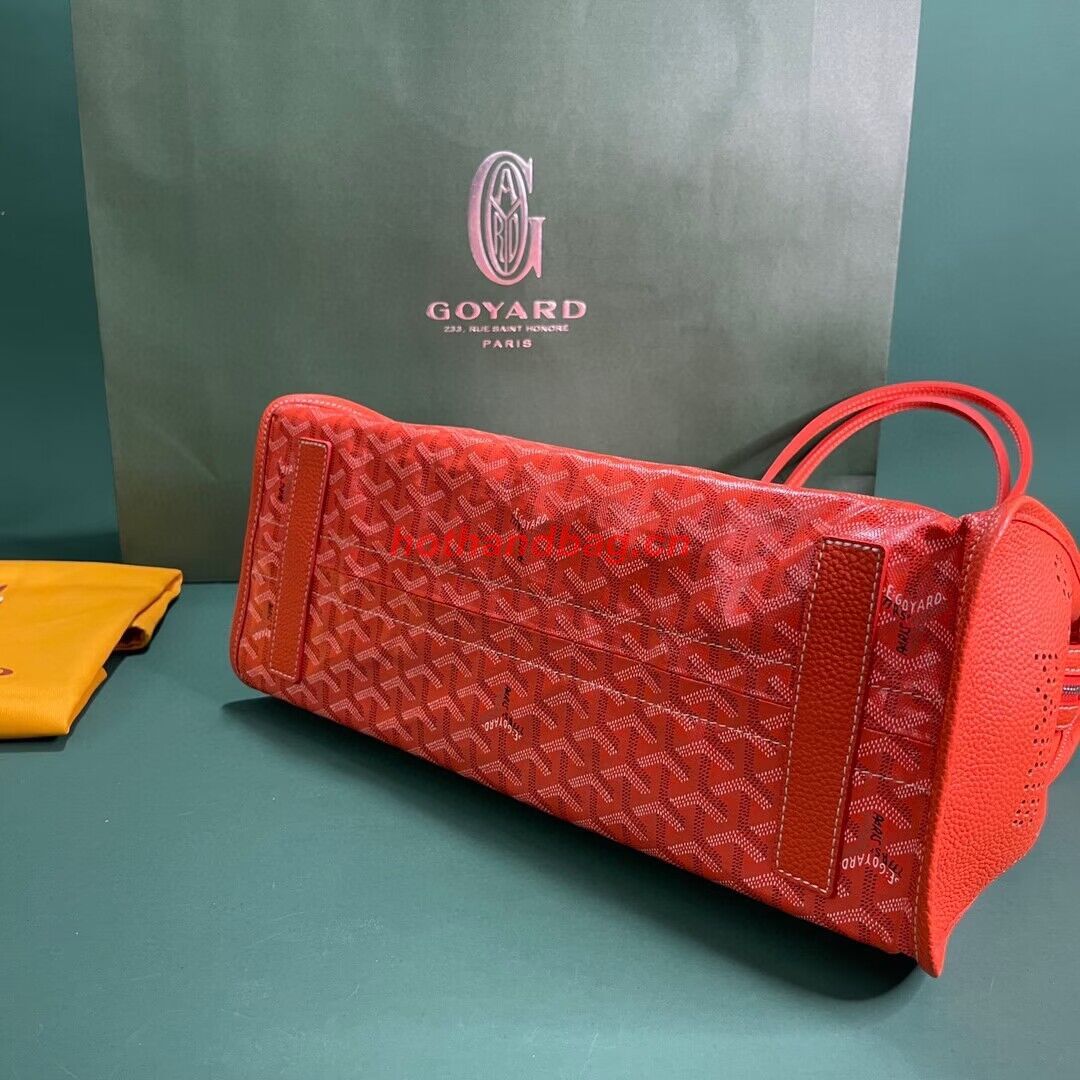 Goyard Hardy 2 Original Calfskin Leather Pet Bag 20299 Orange Goyard Hardy 2 Original Calfskin Leather Pet Bag 20299 Orange